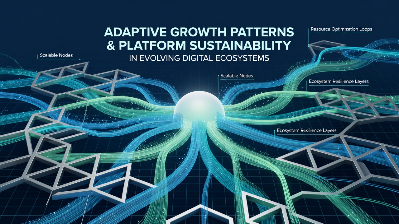 The Intersection of Adaptive Growth Patterns and Platform Sustainability in Evolving Digital Ecosystems